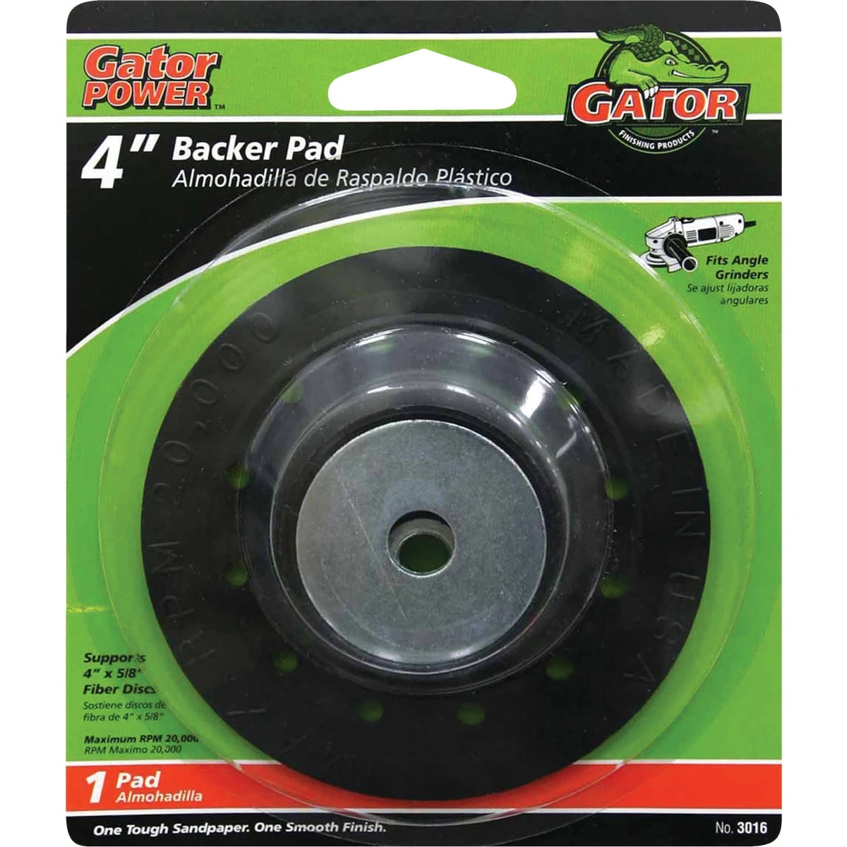4 Inch Power Angle Grinder Backing Pad With Locking Nut And Flexible Design