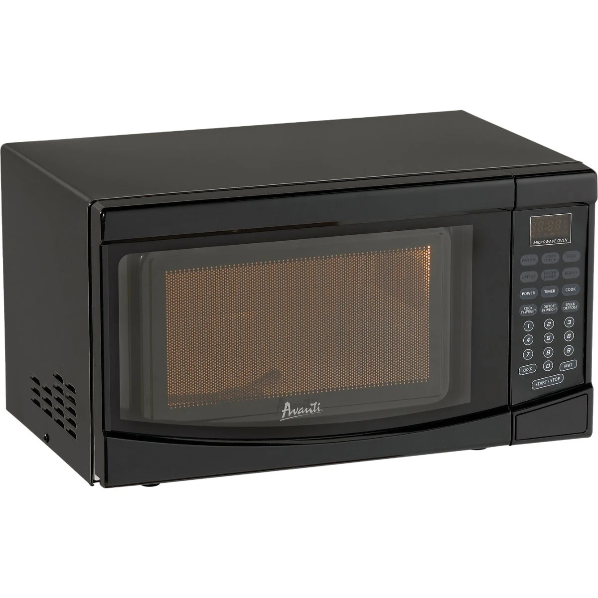 0.7 Cu. Ft. Black Countertop Microwave With 9 Power Levels And 6 Cooking Programs