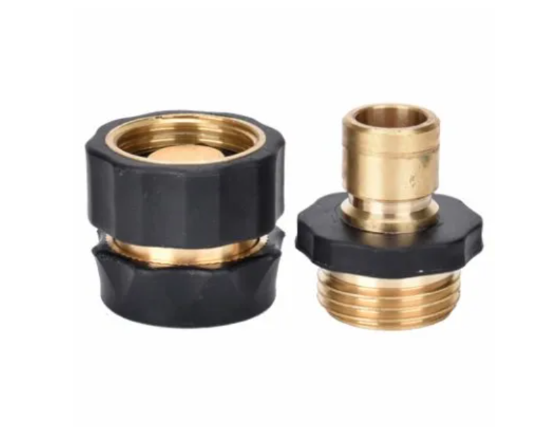 Brass Connector Set for Plumbing and Hose Connections, Durable Corrosion-Resistant Material