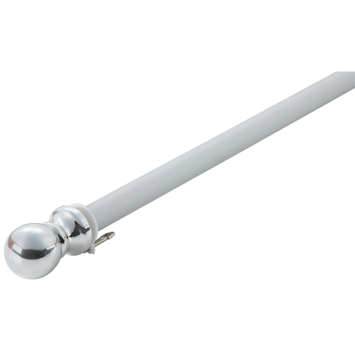 5 Ft. X 1 In. Brushed Aluminum Spinning Flag Pole - Durable Outdoor Decor