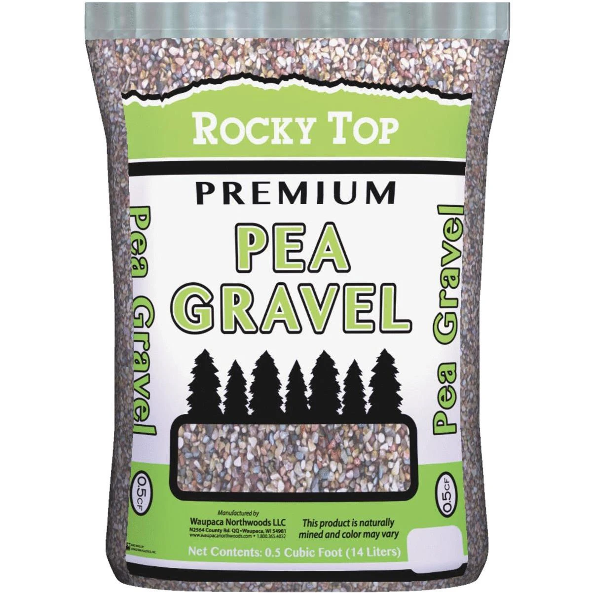 0.5 Cu. Ft. 50 Lb. Premium Pea Gravel For Landscaping