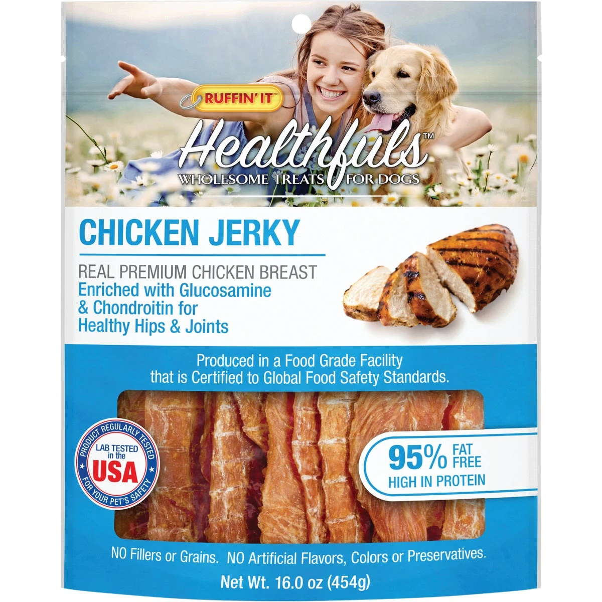 Healthfuls Chicken Tenders Dog Treats - 8 Ounce Bag