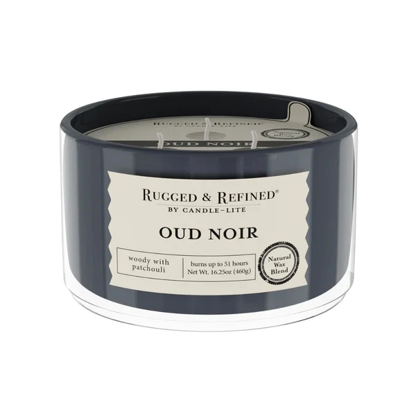 16.24 Ounce Oud Noir Candle - Rugged & Refined By Candle-lite