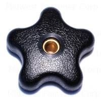 5/16-18 X 2-1/4 Thru-hole Star Knob For Easy Grip And Control