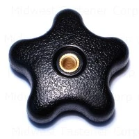 1/4-20 X 2-1/4 Thru-hole Star Knob For Easy Grip And Control