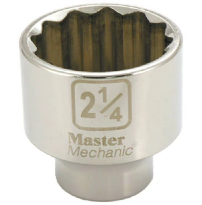 3 Quarter Inch Drive 2 and 1 Quarter Inch 12 Point Socket