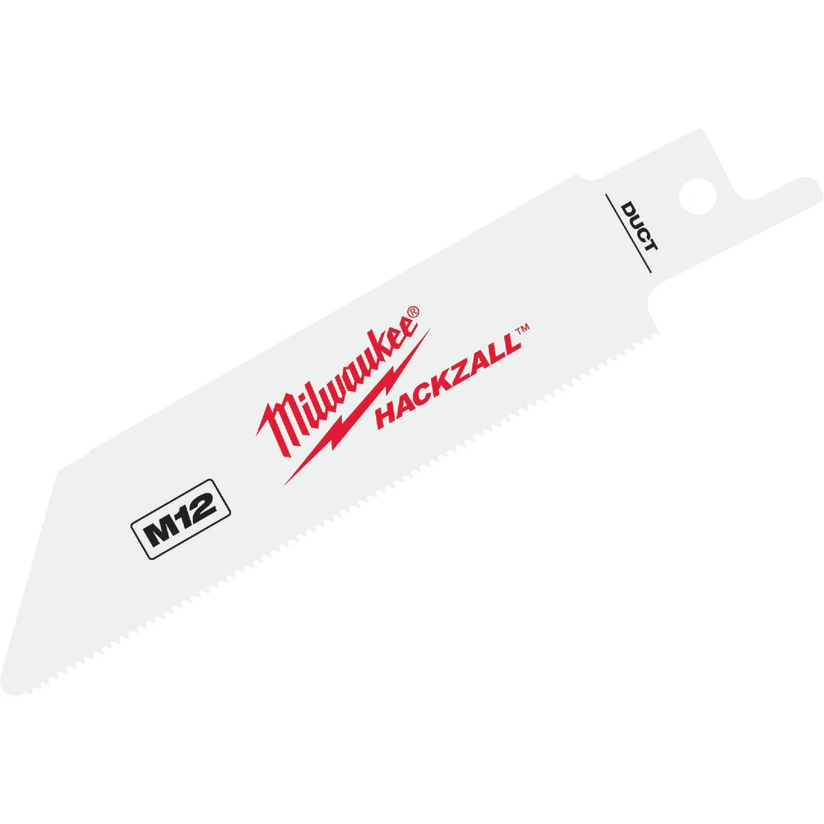 Milwaukee HACKZALL 4 In. 12 TPI Duct Mini Reciprocating Saw Blade (5-Pack)