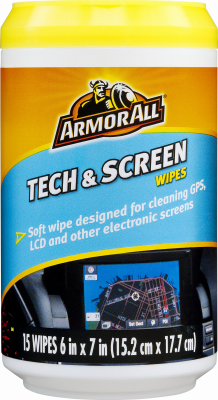 Tech And Screen Wipes, 15 Count For Electronics And Screens
