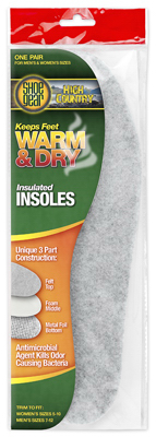 Warm & Dry Insulated Insoles For Men And Women - Model 794-30
