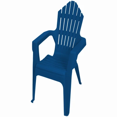 Kids Adirondack Chair in Blue Color, Durable Outdoor Seating for Children