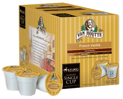 French Vanilla K-cups Coffee Pods, 18 Count