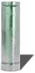 Gas Vent Chimney Pipe, Round, Type B, 6 X 24-inch, Double Wall Construction