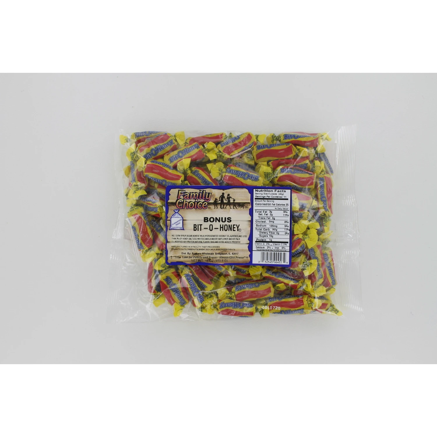 Bit-o-honey Candy 16 Ounce Bag - Delicious Chewy Treat