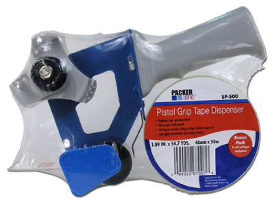 Pistol-grip Tape Dispenser, 2-inch Model Sp-500c For Easy Application