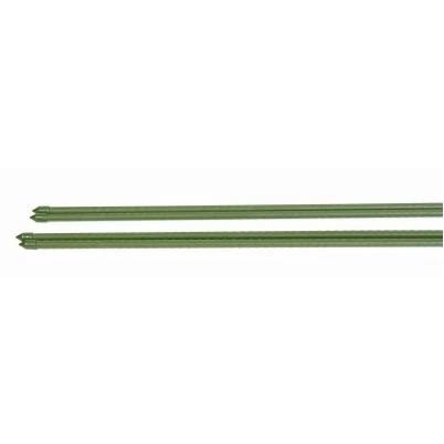 Heavy-duty 5-foot Metal Plant Stake With Green Plastic Coating
