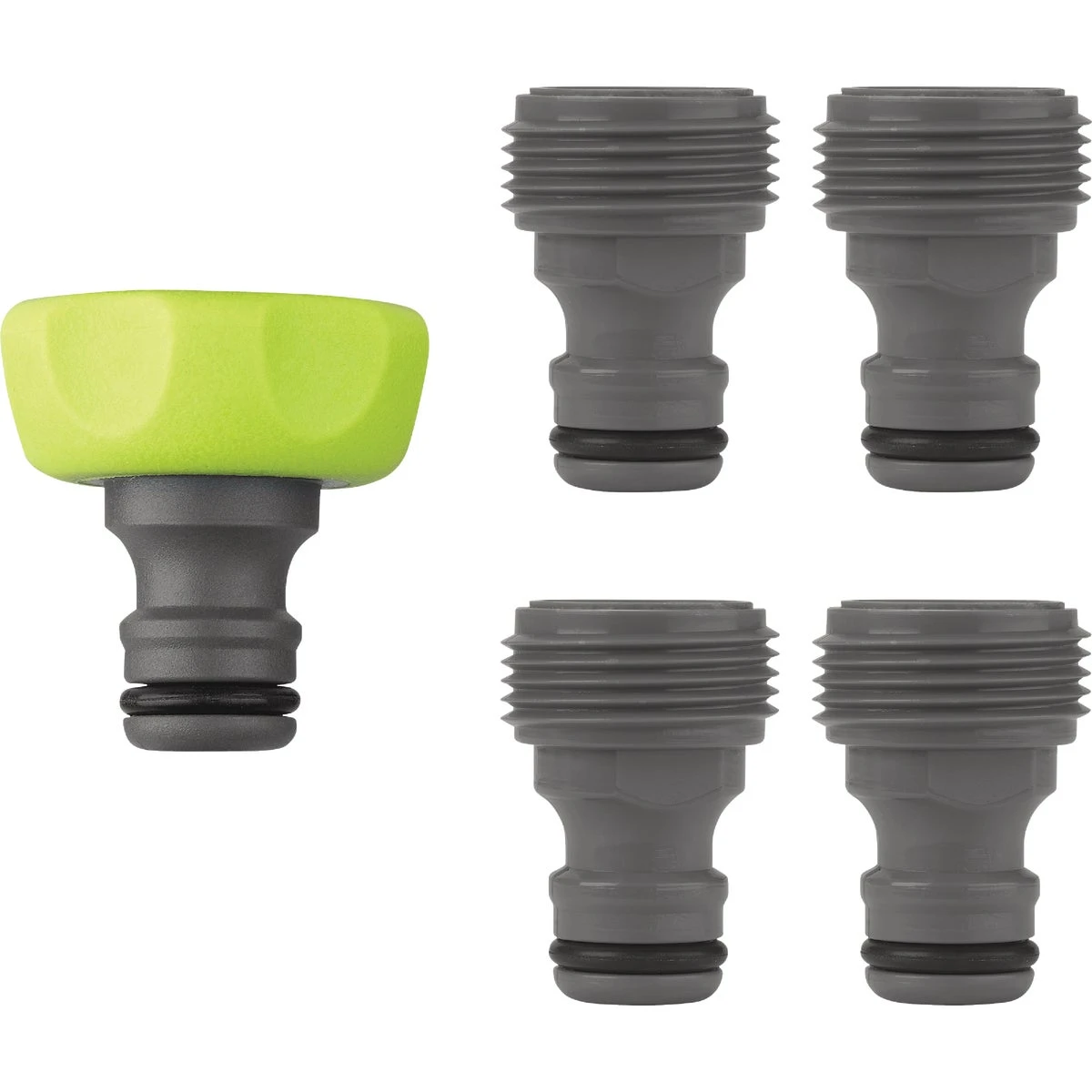 Quick-connect Garden Hose Fitting Plug Kit, Zillagreen, 5-piece Set