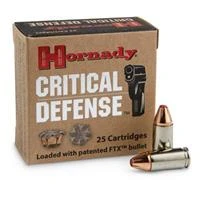 Critical Defense Lite 9mm Ftx 100 Grain Ammunition - 25 Rounds