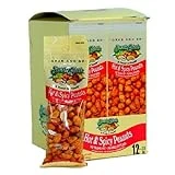 Hot & Spicy Peanuts 2 Ounce Snack Pack - 12 Count
