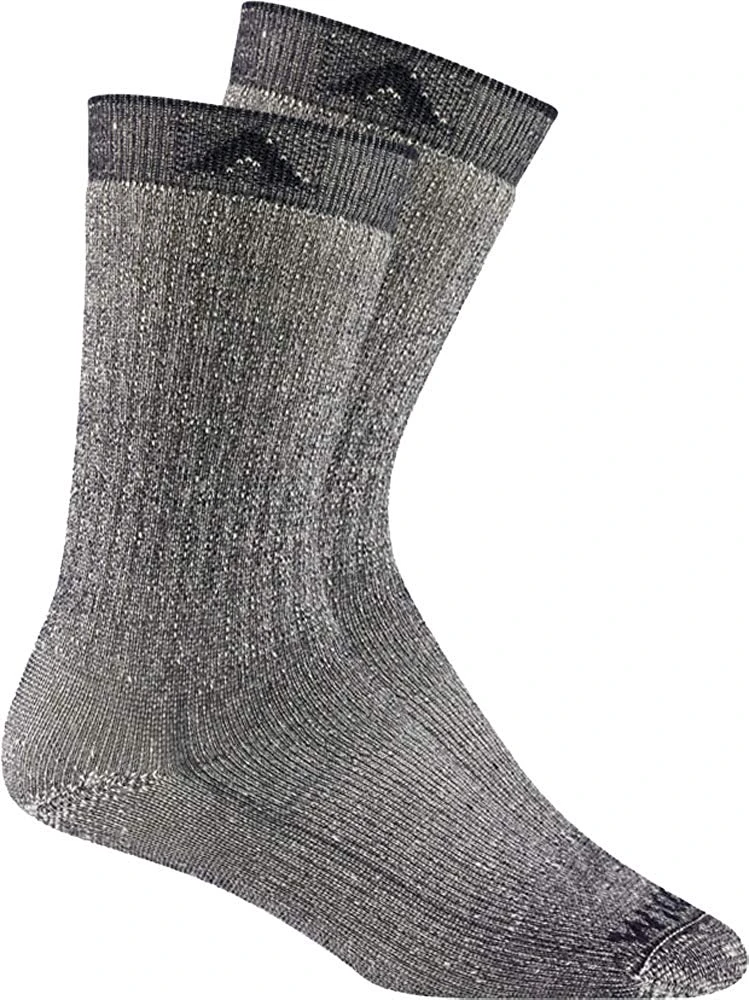 S2322-586lg-navy2 Merino Wool Comfort Hiker Crew Length Socks - Large, Navy Ii