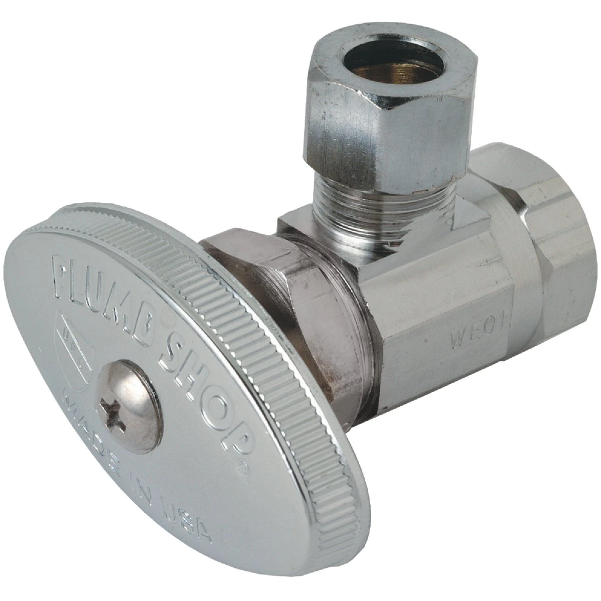 3/8 In. Fip Inlet X 3/8 In. Od Tube Outlet Multi-turn Angle Valve