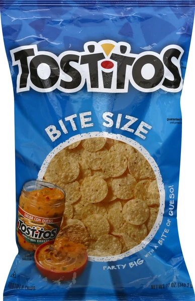 Bite Size Tortilla Chips 12 Oz Bag - Perfect For Dipping And Snacking
