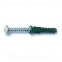 No. 12 To 16 Plastic Ribbed Anchor Kit With Bit - Durable And Versatile