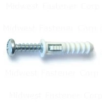 8-10-12 Ribbed Plastic Anchor Kit For Secure Fastening