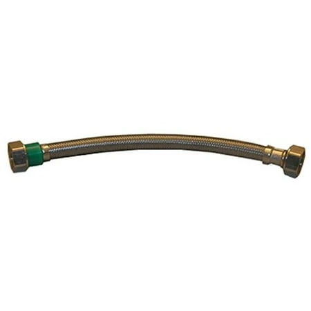 Pro-flex Stainless Braided Water Connector 9" Length, 1/2" Ips X 1/2" Ips