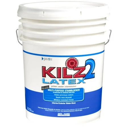 2 Latex Low Voc Primer, 5 Gallon For Interior And Exterior Use