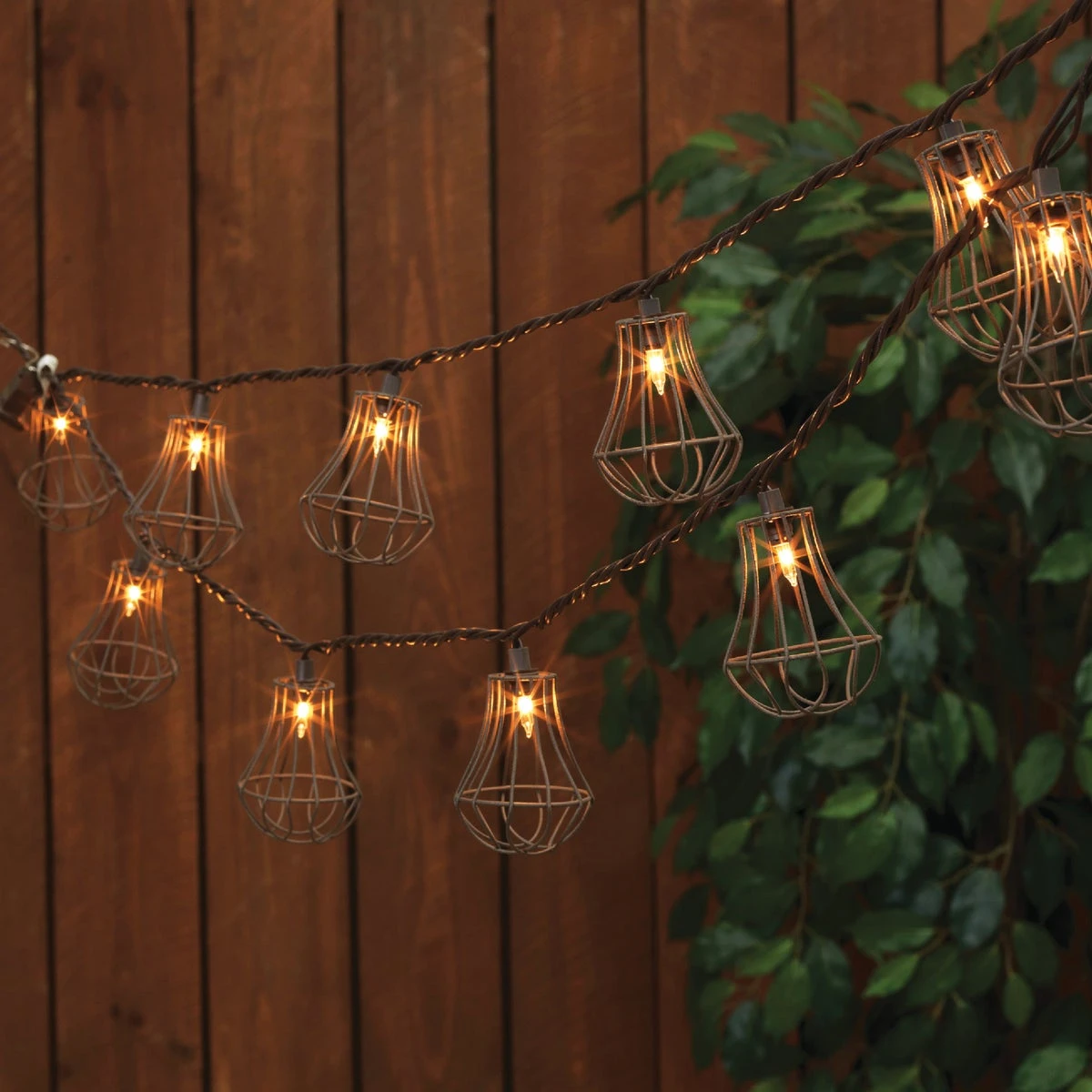 Rustic Cage String Lights - Model 2262180 - Decorative Lighting