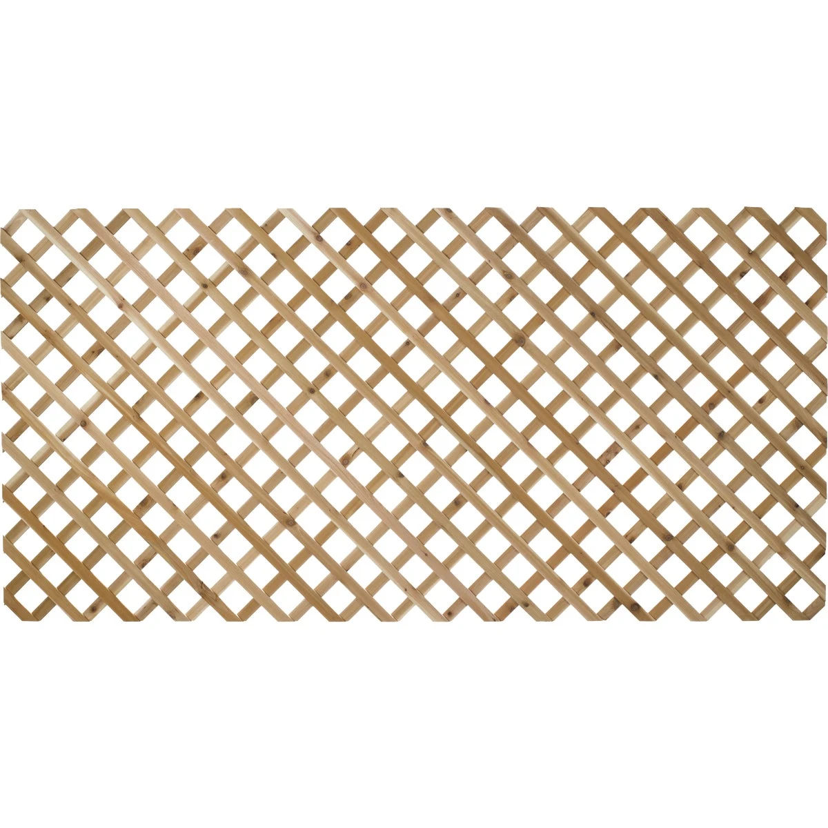 4 Ft. W. X 8 Ft. L. X 1/2 In. Thick Natural Cedar Lattice Panel