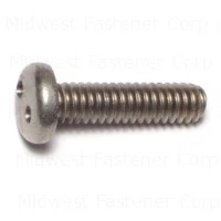 1/4-20 X 1 Stainless Steel Spanner Security Pan Machine Screws - Pack Of 100