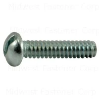 4-40 X 1/2 Zinc Slotted Round Machine Screws - Durable Fasteners For Various Applications