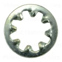 No. 6 Zinc Internal Tooth Lock Washers - Durable Fastening Solution