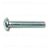6-32 X 3/4 Zinc Slotted Round Machine Screws - Durable Fasteners For Various Applications