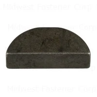 Zinc Woodruff Keys - Durable Fasteners For Secure Assembly - 1/4" X 1/2"