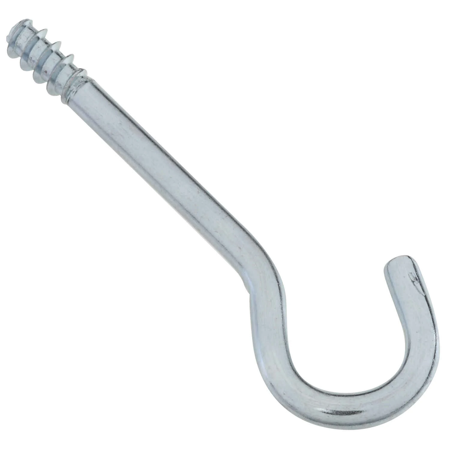 National Hardware Jumbo Zinc-Plated Silver Steel 2-9/16 in. L Hook 40 lb. 5 pk