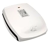 Gr20wht Xl Electric Grill With Non-stick Surface And Removable Plates