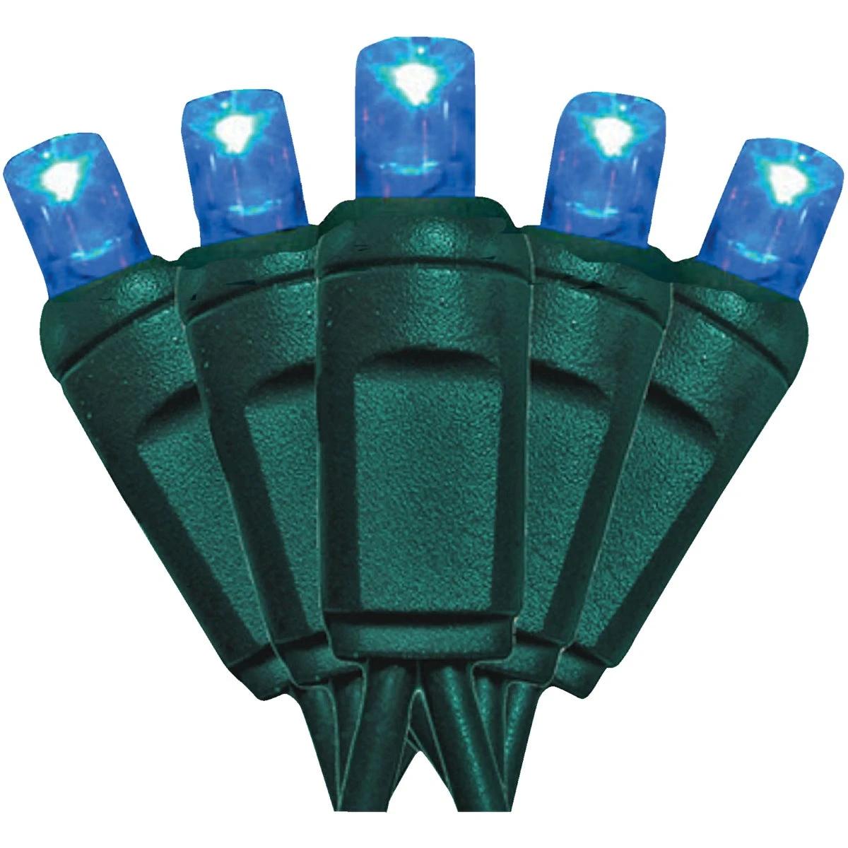 Blue 200-bulb M5 Led Light Set - Energy Efficient Indoor/outdoor Holiday Lighting