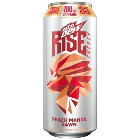 MTN DEW RISE PEACH MANGO 16OZ