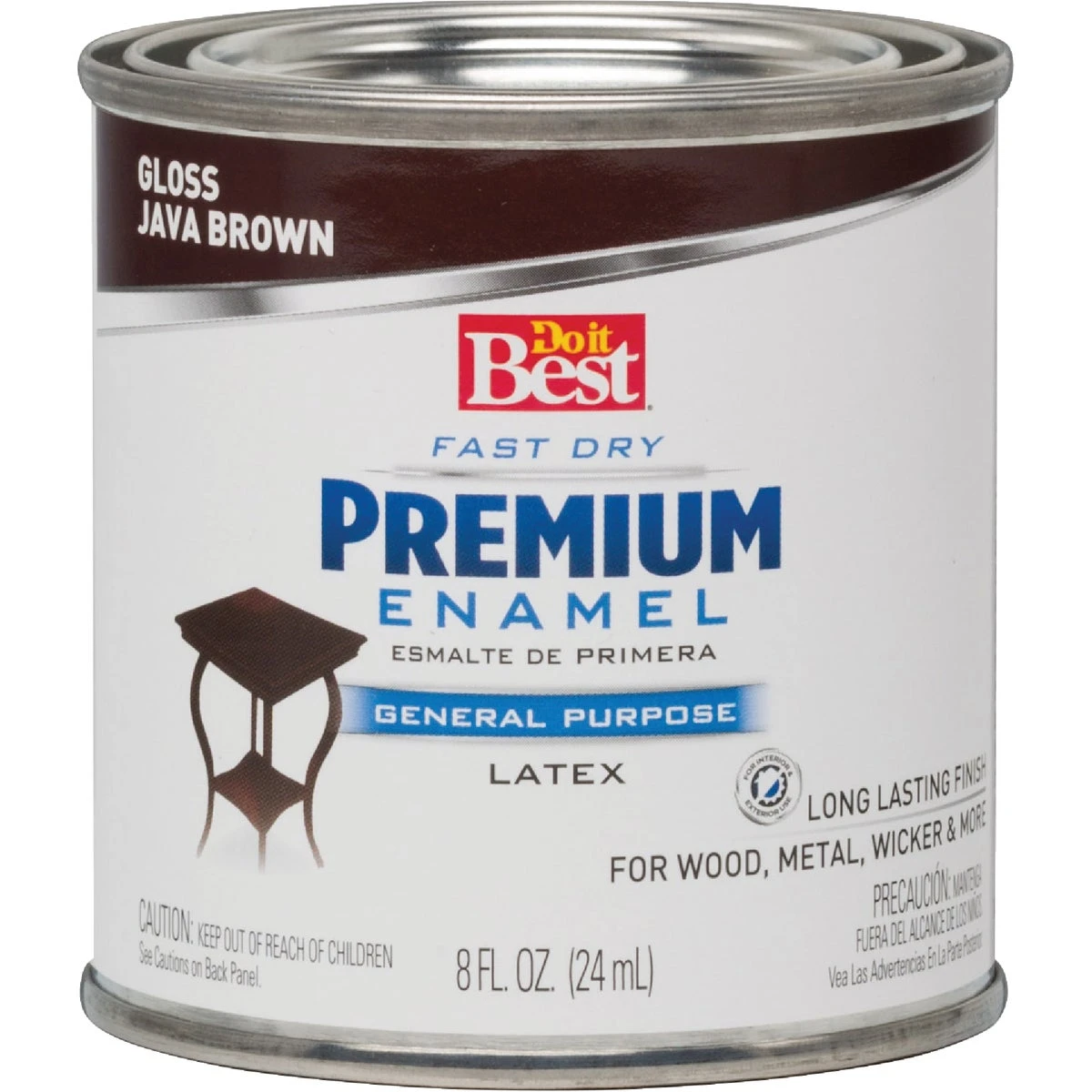 Premium Latex Enamel Paint, 1 Gallon, Model 203337d
