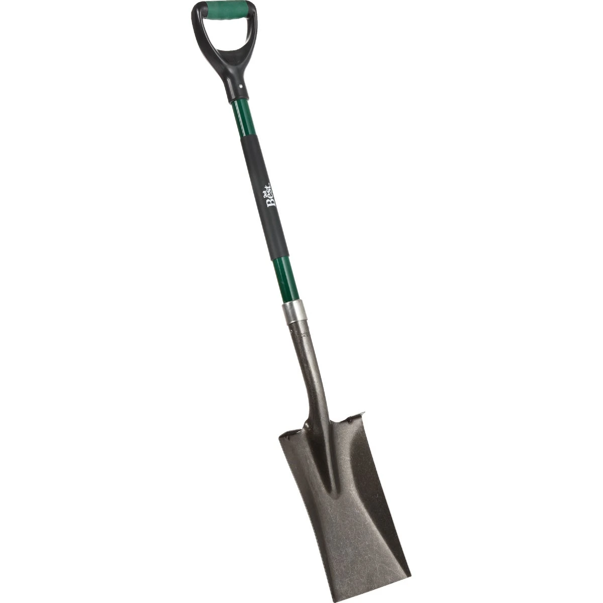 32 Inch Fiberglass D-handle Square Point Garden Spade With Steel Blade