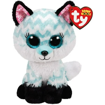 Beanie Boos Atlas The Fox Medium Size 9 Inch With Glitter Eyes