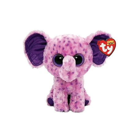 Pink And Purple Elephant Plush Toy 6 Inches