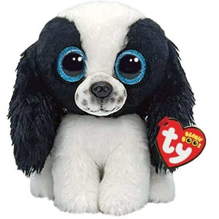 Beanie Boos Sissy The Dog Glitter Eyes Regular Size 6 Inch Stuffed Plush Toy