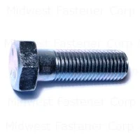 Grade 5 Coarse Hex Cap Screws 1-8 X 3 Zinc - Durable Fasteners For Heavy-duty Applications