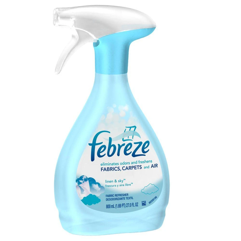 27 Fluid Ounce Febreze Linen And Sky Fabric Refresher For Odor Elimination