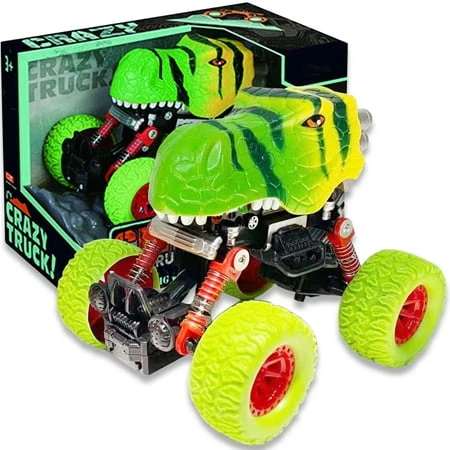 Friction-powered Toy Shark Truck For Toddlers - Durable Abs Plastic - Green
