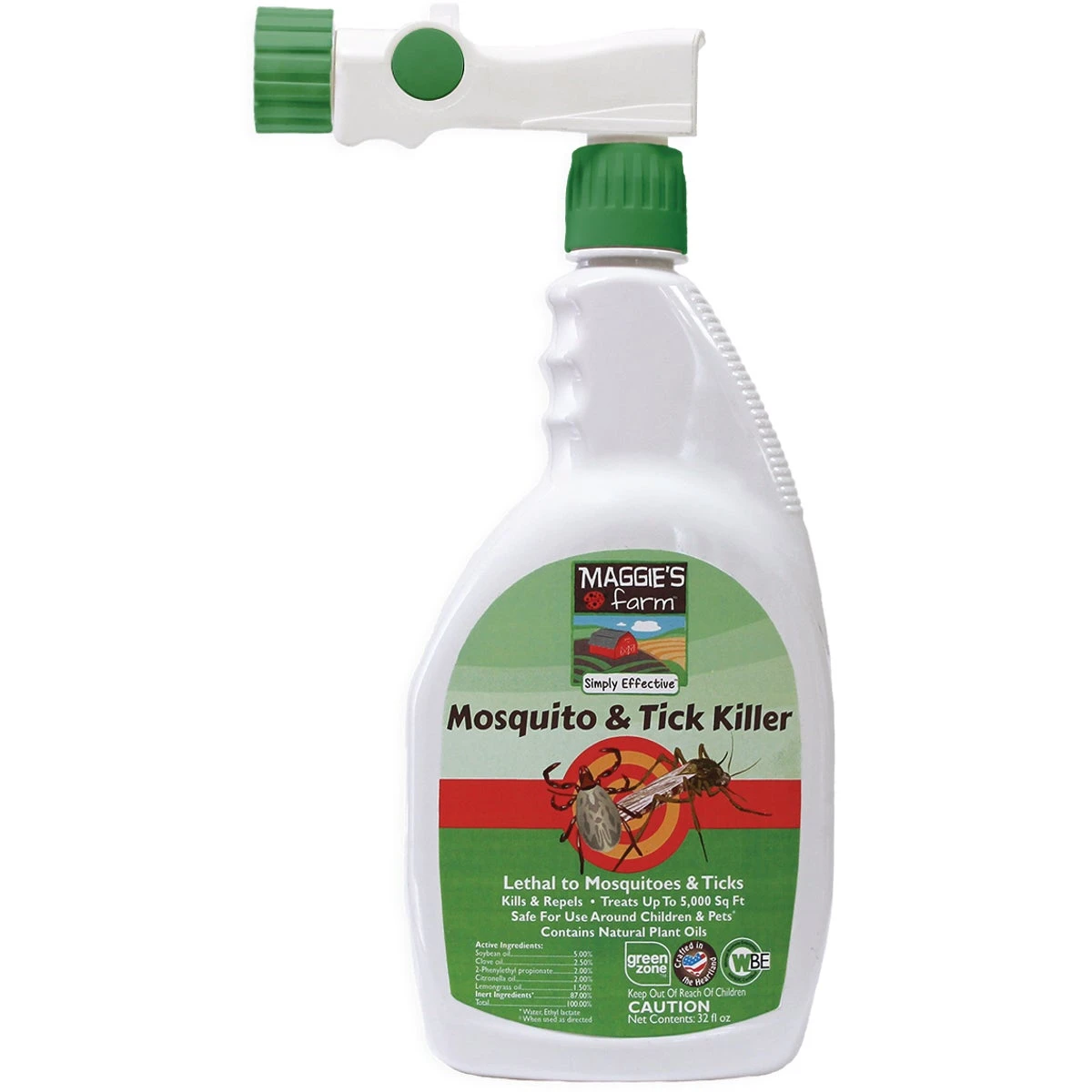 32 Oz. Ready To Spray Hose End Tick & Mosquito Killer - Natural Formula