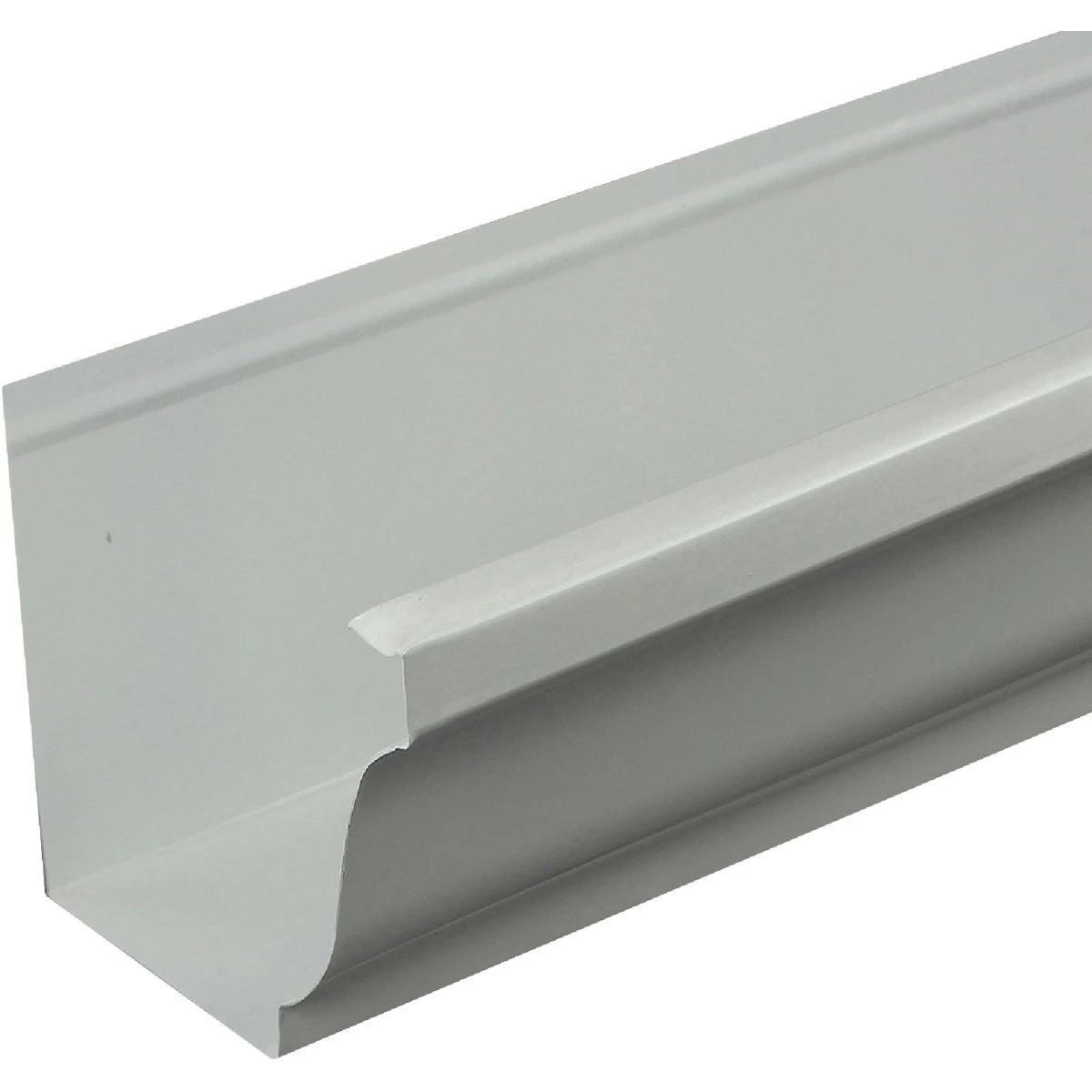5 In. X 10 Ft. K-style White 0.019 Aluminum Gutter